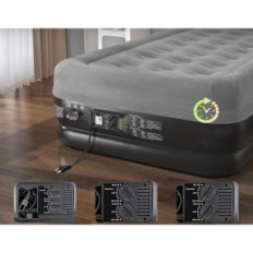 Lewondr Twin 18 Deluxe 190x99x46 cm mattress with a built-in pump