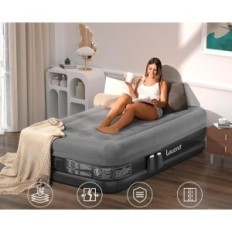 Materac dmuchany Lewondr Twin 18 Deluxe 190x99x46 cm z wbudowaną pompą