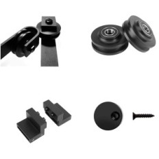 Hook fittings for HOCONNI 9FT 274cm sliding doors, maximum load capacity of 150 kg