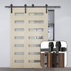Hook fittings for HOCONNI 9FT 274cm sliding doors, maximum load capacity of 150 kg