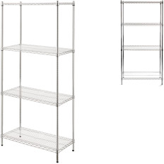 Warehouse shelving shelving openwork 4 shelves x 125kg
