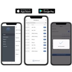 NGTECO NG-W2 TIME Kellon sormenjälkitunnistin iOS Android -sovelluksella