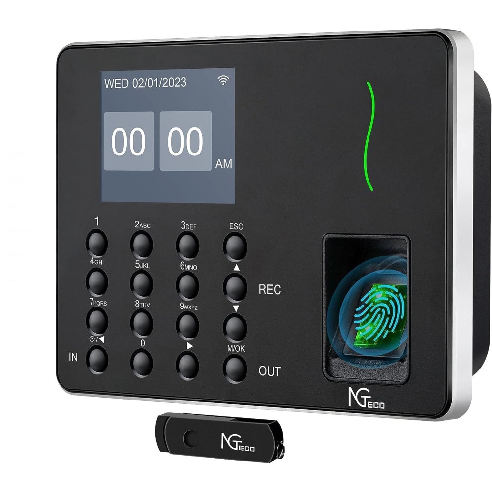 Ngteco ng-w3 klok biometrische afstandsbediening op afstand