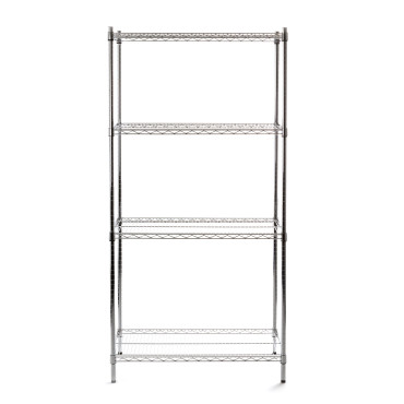 Estantería de almacén estanterías de 4 estantes de 4 estantes x 125kg