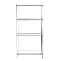 Scaffalatura di magazzino scaffalatura openwork 4 ripiani x 125kg