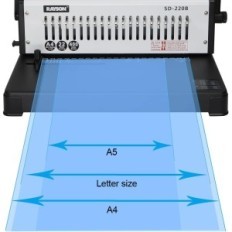 Beschadigde Professionele Rayson SD-220B-armatuur voor 400 vel