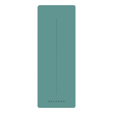 YOGA MAT BALANCE Mustard Green — top view