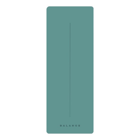 YOGA MAT BALANCE Horčicovo zelená — pohľad zhora