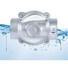 Vattenventil US Solid 1 tum, 24V, NC 0-10 Bar IP65 ElektrofiF för vattenflödesautomatisering