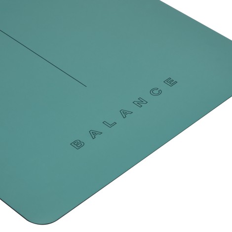 YOGA MAT BALANCE Mustárzöld — közeli kép a felületről