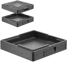 Termisk cateringbeholder til transport af mad SALTO Wew. 35x35x4.5cm 5l