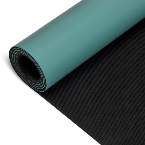 YOGA MAT BALANCE Mustard Green — close-up of the surface