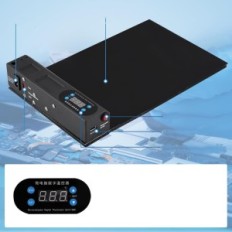 Πλάκα θέρμανσης για τηλέφωνα Yuchengtech, 350W, 0-120 ° C, έκθεση