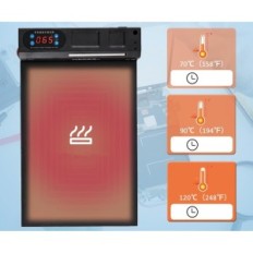 Lämmityslevy Yuchengtech-puhelimille, 350W, 0-120 ° C, näyttely