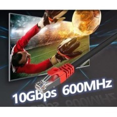 Soibke 30m kabel, internet, SFTP netværk, RJ45 Gigabit 10GB / S 600MHz