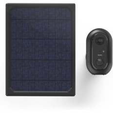 Kamera Hama med batteri och solpanel, Wi-Fi, 128 GB, 130 °, svart