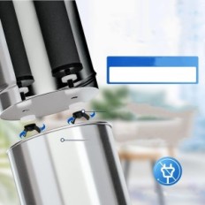 Purewell Sistema de purificação de água, 8 etapas, 4 filtros, 8,5 litros