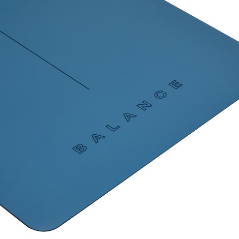 Esteira de Yoga BALANCE Azul Escuro — close-up da superfície