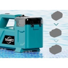 Pompa Thagrco a Makita, Li-Ion, 18 V, 430 galloni, Mostra