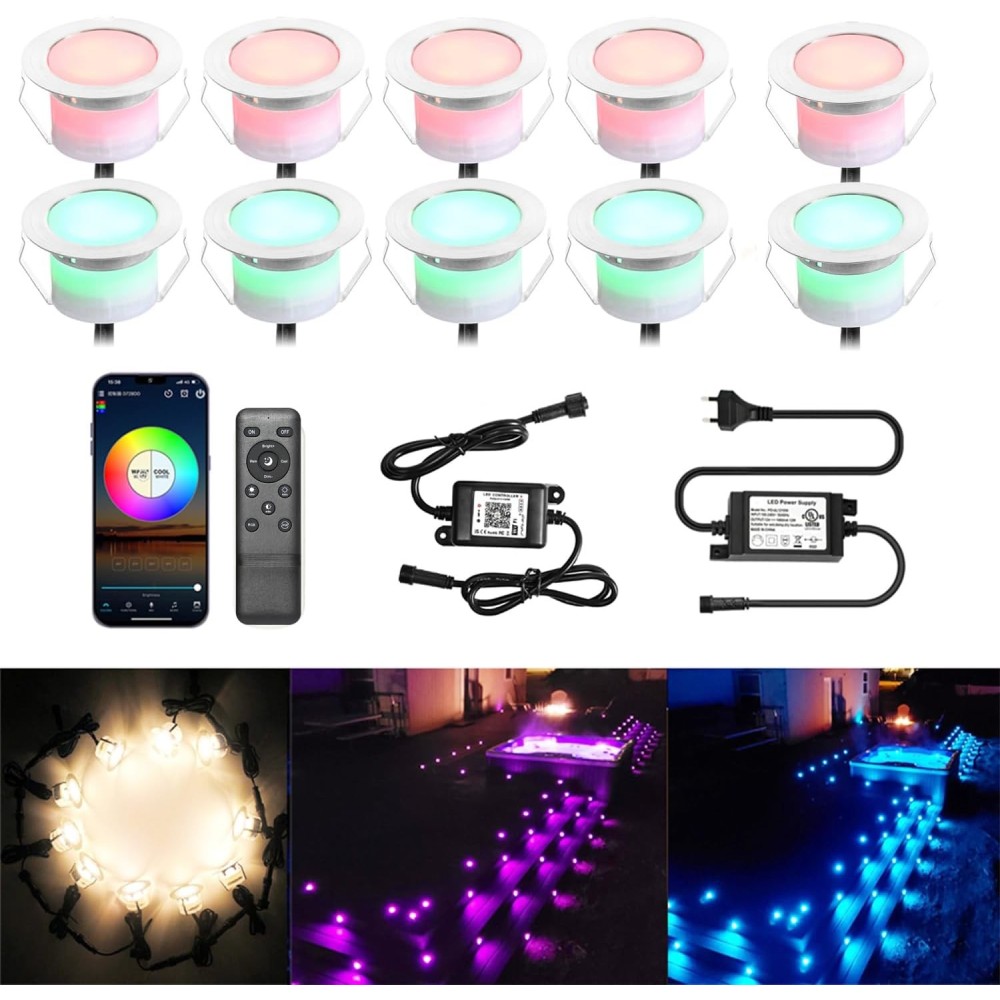 Použité Subosi, Wi-Fi (RGB + TEPHERE) LAMP, IP67, KPL 10 ks.