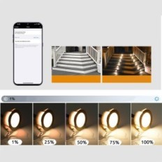 Použité Subosi, Wi-Fi (RGB + TEPHERE) LAMP, IP67, KPL 10 ks.