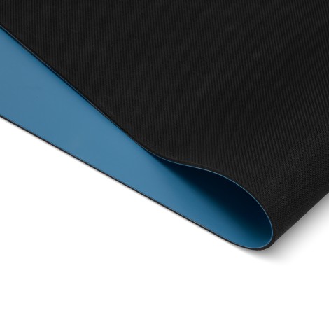 TAPIS DE YOGA BALANCE Bleu Foncé — gros plan surface
