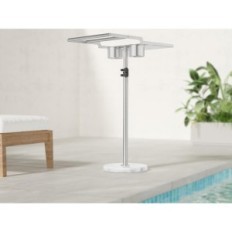 KES towel hanger, brushed steel