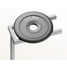 KES towel hanger, brushed steel