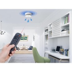 WISUALARM 85dB hálózati füstérzékelő intelligens tűzérzékelő hangriasztóval