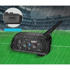 Intercom mit Kopfhörer EJEAS V6C, Bluetooth, 850 mAh, 1200 m, 2 Stück.