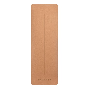 YOGA MAT BALANCE Kork og Naturgummi — ovenfra