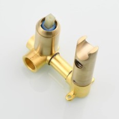 TECHOLOR BATTERY BATTERY, 1.5 m hose, matte gold, exhibition