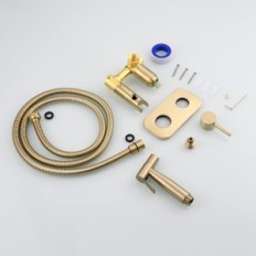 Batteria della batteria Techolor, tubo da 1,5 m, oro opaco, mostra