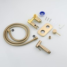 Batteria della batteria Techolor, tubo da 1,5 m, oro opaco, mostra