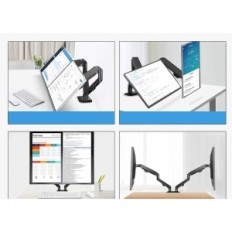 Hillport M22B Monitor Maniglia, 2 monitor, da 17 a 30 pollici, usati