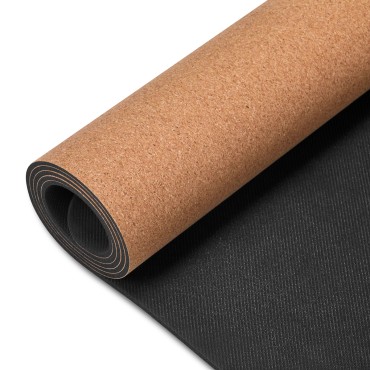 YOGA PODLOŽKA BALANCE Kork a Prírodný Kaučuk — detail povrchu