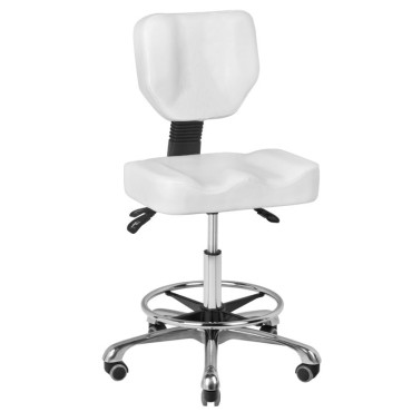 Cosmeticastoel a-4299 wit — vooraanzicht