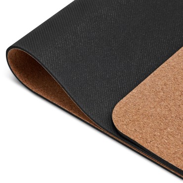 YOGA PODLOŽKA BALANCE Kork a Prírodný Kaučuk — detail povrchu