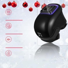 PROVISTIQ Pro Polven massager + musta. Moderni lämpö- ja hierontaterapia-laite