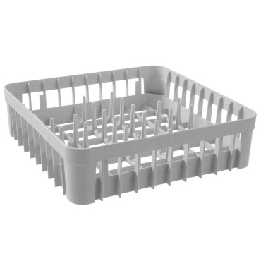 Cesta da máquina de lavar louça 40x40cm ao vidro de vidro alto. 110mm