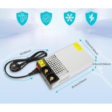 Nuophuwei, 12v, 100a, 1200W napajalnik, uporabljen