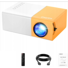 Mini projecteur VAMVO VF200 PRO Full HD 1080P avec smartphone / tablette / ordinateur portable