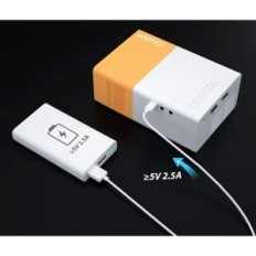 Mini-Projektor Vamvo VF200 Pro Full HD 1080P mit Smartphone / Tablet / Laptop