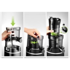 Aobosi SW-022 200 Squeezer in succo di scorta a lenta nero per succhi di frutta e verdura