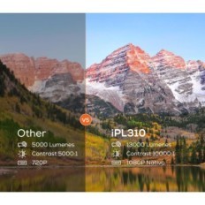 IZEKER IPL310, 13000 LUKS, FULL HD, 5G WIFI Bluetooth, 300 '' Utställning