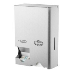 Brukt dispenser for tamponger og hygiene tilbehør 365 rustfritt stål