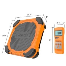 Relleno de peso del refrigerante Elitech LMC-210, 220 libras