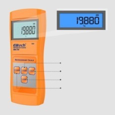 Filling weight of the EliteCH LMC-210 refrigerant, 220 pounds