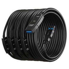 Cable de la potencia de la extensión del repetidor, USB 3.0 A, 30 metros