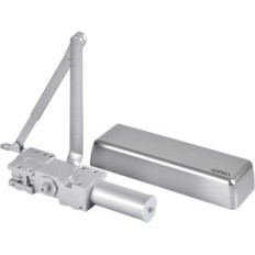 Self-closer to the door Sophia DK9000 silver for commercial doors. Durable